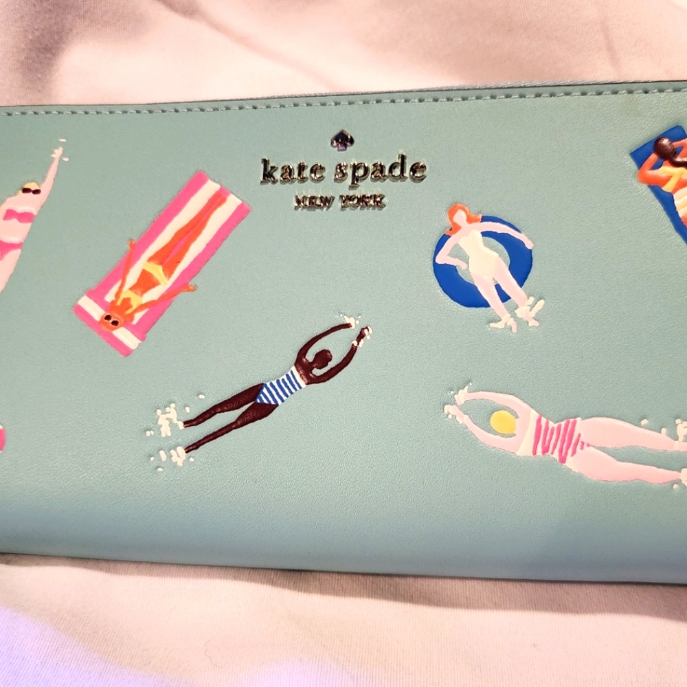 Kate Spade NWOT *Limited Edition* Kate Spade Splash Poolside Large Continental W